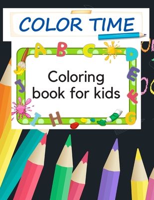 Color Time Coloring Book for Kids: Fun with Numbers, shapes, Colors, and Animals - M, Matthias