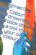 Colour drowning book drow a owl in your own colour