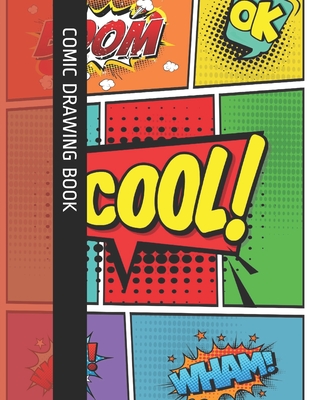 Comic Drawing Book: UNLEASH CREATIVITY - 100 8 1/2 x 11 Blank and Bubbled Captioned Pages for Drawing Your Own Comic Sketches, Cartoons, Stories. Skits .. - Just Visualize It