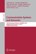 Communication Systems and Networks: 10th International Conference, Comsnets 2018, Bangalore, India, January 3-7, 2018, Extended Selected Papers
