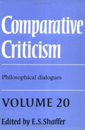 Comparative Criticism: Volume 20, Philosophical Dialogues