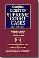 Complete Digest of Supreme Court Cases: Since 1950 to Date v. 13 - Malik, Surendra, and Malik, Sudeep