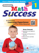 Complete Math Success Grade 1 - Learning Workbook for First Grade Students - Math Activities Children Book - Aligned to National and State Standards
