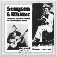 Complete Recorded Works in Chronological Order, Vol. 1: 1927-1928 - Grayson & Whitter