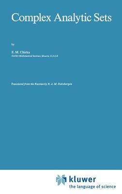 Complex Analytic Sets - Chirka, E M