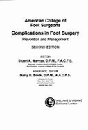 Complications in Foot Surgery: Prevention and Management