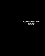 Composition Book: Absolute Black Cover Design