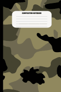 Composition Notebook: Camouflage (Military Colors) (100 Pages, College Ruled)