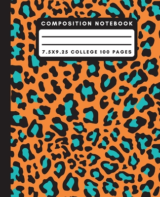 Cow Print Composition Notebook: Wide Ruled Paper Notebook