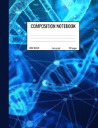 Composition Notebook: Wide Ruled Notebook for Students, Math and Science Composition Notebook - School Print