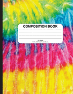 Composition Notebook with Tie Dye (wide ruled)
