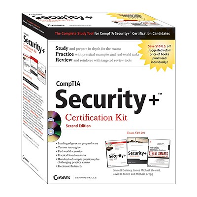 CompTIA Security+ Certification Kit: Exam SY0-201 - Dulaney, Emmett, and Stewart, James Michael, and Miller, David R