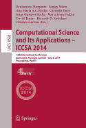 Computational Science and Its Applications - ICCSA 2014: 14th International Conference, Guimares, Portugal, June 30 - July 3, 204, Proceedings, Part IV