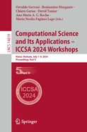 Computational Science and Its Applications - Iccsa 2024 Workshops: Hanoi, Vietnam, July 1-4, 2024, Proceedings, Part V