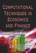 Computational Techniques in Economics and Finance