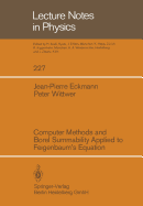 Computer Methods and Borel Summability Applied to Feigenbaum's Equation