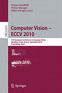 Computer Vision - ECCV 2010: 11th European Conference on Computer Vision, Heraklion, Crete, Greece, September 5-11, 2010, Proceedings, Part I