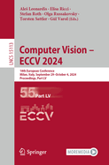 Computer Vision - ECCV 2024: 18th European Conference, Milan, Italy, September 29-October 4, 2024, Proceedings, Part LV