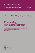 Computing and Combinatorics: 4th Annual International Conference, Cocoon'98, Taipei, Taiwan, R.O.C., August 12-14, 1998