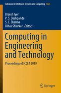 Computing in Engineering and Technology: Proceedings of Iccet 2019