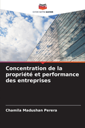 Concentration de la proprit et performance des entreprises