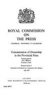 Concentration of Ownership in the Provincial Press - Hartley, Nicholas