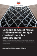 Concept de SIG et relev? tridimensionnel tel que construit pour les infrastructures