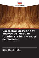 Conception de l'usine et analyse de l'effet de rotation sur les mlanges de biodiesel