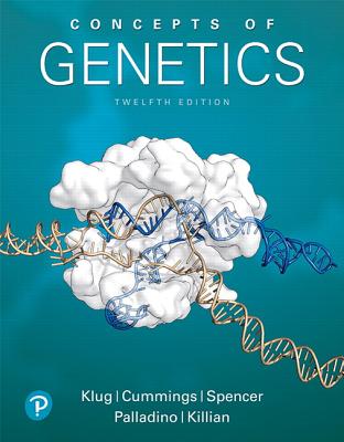 Concepts of Genetics Plus Mastering Genetics with Pearson Etext -- Access Card Package - Klug, William, and Cummings, Michael, and Spencer, Charlotte