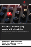 Conditions for employing people with disabilities