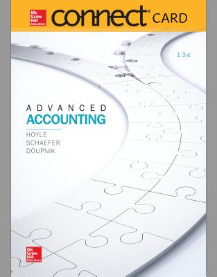 Connect Access Card for Advanced Accounting - Hoyle, Joe Ben, and Schaefer, Thomas, and Doupnik, Timothy