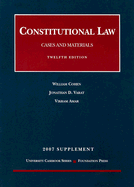 Constitutional Law Supplement: Cases and Materials - 