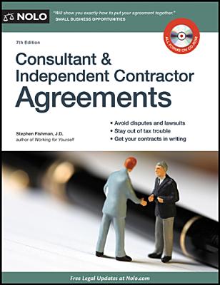 Consultant & Independent Contractor Agreements - Fishman, Stephen, Jd