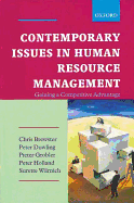 Contemporary Issues in Human Resources Management: Gaining a Competitive Advantage