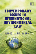 Contemporary Issues in International Environmental Law - Fitzmaurice, Malgosia