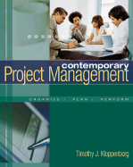Contemporary Project Management: Organize/Plan/Reform