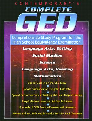 Contemporary's Complete GED: Comprehensive Study Program for the High School Equivalency Examination - Mulcrone, Patricia (Editor)