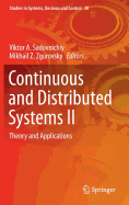 Continuous and Distributed Systems II: Theory and Applications