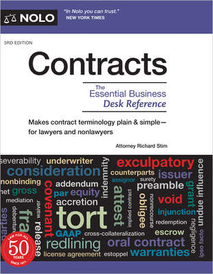 Contracts: The Essential Business Desk Reference - Stim, Richard