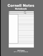 Cornell Notes Notebook: Gray Cover