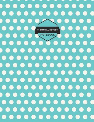 Cornell Notes Notebooks: Blue Polka Dot Notes Paper - The Whodunit Creative Design