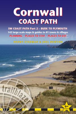 Cornwall Coast Path: Practical walking guide with 142 Large-Scale Walking Maps & Guides to 81 Towns & Villages - Planning, Places to Stay, Places to Eat - Bude to Plymouth (Trailblazer British Walking Guide) - 