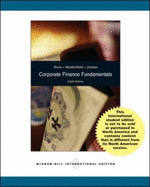Corporate Finance Fundamentals - Ross, Stephen A., and Westerfield, Randolph W., and Jordan, Bradford D.