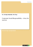Corporate Social Responsibility - A key for success