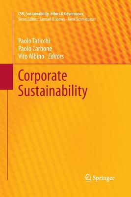 Corporate Sustainability - Taticchi, Paolo (Editor), and Carbone, Paolo (Editor), and Albino, Vito, Professor (Editor)