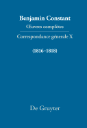 Correspondance Generale 1816 1818