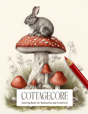 Cottagecore: Coloring Book for Adults and Teens Filled with Mushrooms, Cats, Frogs, Flowers, and More for Stress Relief, Mindfulness, Relaxation and Creativity - Hub, Creative Therapy
