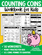 Counting Coins Workbook: Counting Coins for Kids