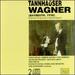 Wagner: Tannhuser-Bayreuth Festival 1930