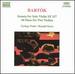 Bartk: Sonata for Solo Violin, Sz 117; 44 Duos for Two Violins